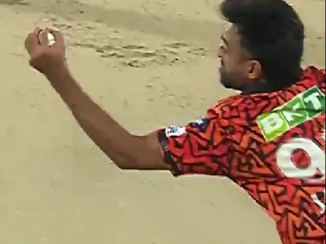 SRH vs MI: Jaydev Unadkat catch to dismiss Ryan Rickelton