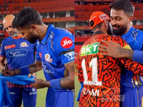 WATCH: Mohammed Shami takes Hardik Pandya's autograph on India's Champions Trophy jersey 