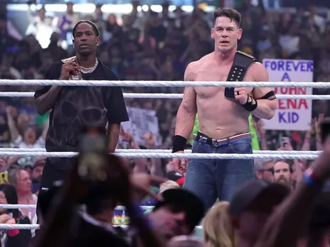 Travis Scott and John Cena