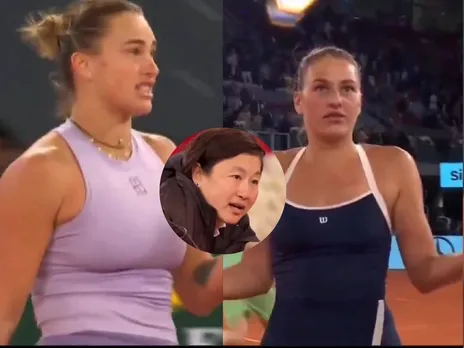 Marta Kostyuk Furious With Umpire as Aryna Sabalenka Pauses Play