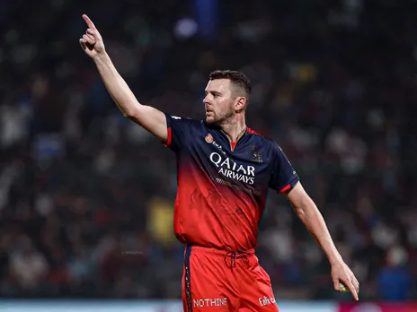 Who has replaced Josh Hazlewood in key RCB vs CSK IPL 2025 game?