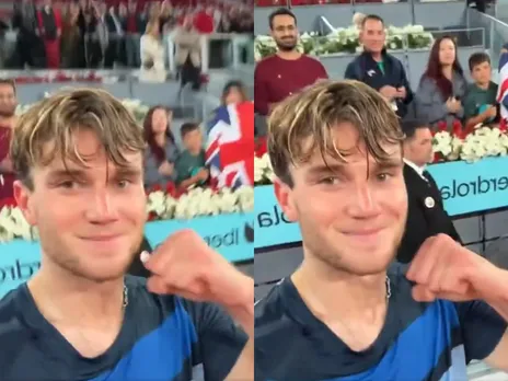Jack Draper celebrates electrifying Madrid Open semi-final win 