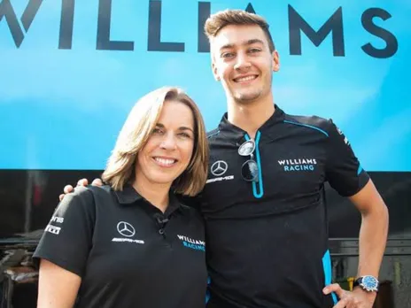 George Russell & Claire Williams