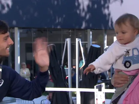 Lorenzo Musetti’s Son Ludovico Makes Surprise Appearance