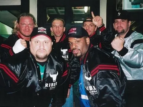 Sabu ECW 1997 with Dudley Boys