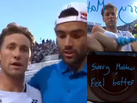 Casper Ruud Consoles a Distraught Matteo Berrettini 
