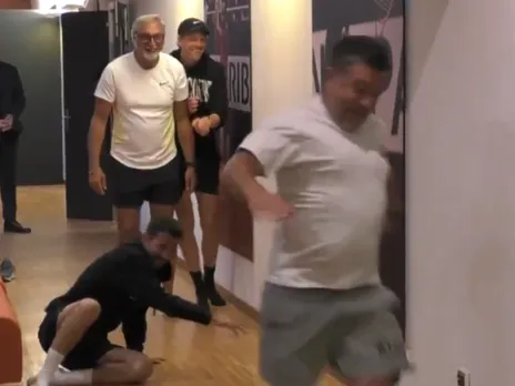 Jannik Sinner and His Team Enjoy Playful Moments