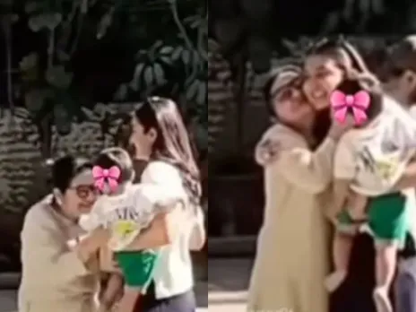 Virat Kohli and Anushka Sharma with kids
