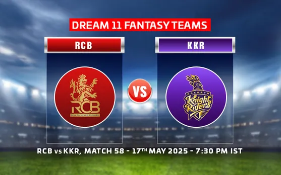RCB vs KKR Dream11 Prediction