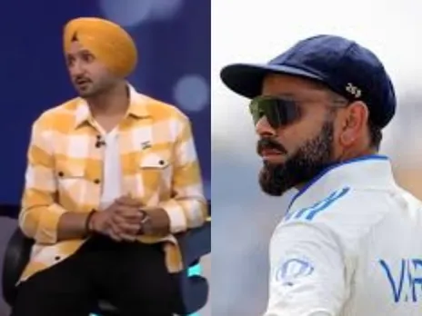Harbhajan Singh and Virat Kohli 