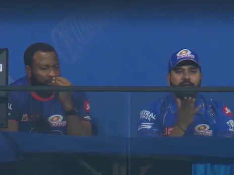 Rohit Sharma and Kieron Pollard