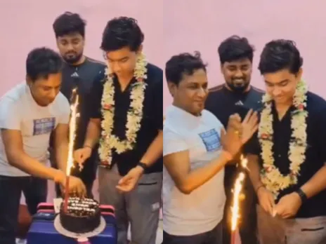 Vaibhav Suryavanshi gets grand reception after returning home 