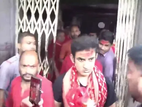 Gautam Gambhir in Kamakhya Temple