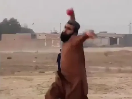 Funny bowling action cricket