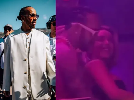 Lewis Hamilton partying with unknown girl in Monaco
