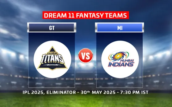 GT vs MI dream 11