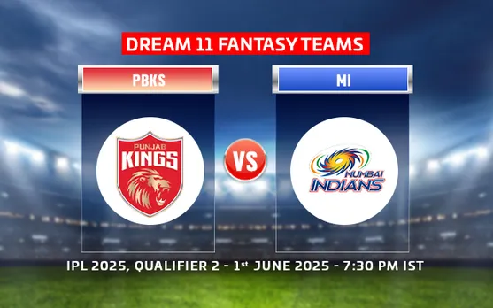 PBKS vs MI Qualifier 2 dream 11