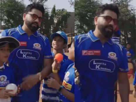 Rohit funny answer to fan