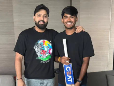 Ayush Mhatre and Rohit Sharma