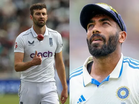 Mark Wood and Bumrah