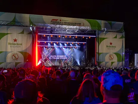 Heineken Silver Stage at Las Vegas Grand Prix (Source: X)