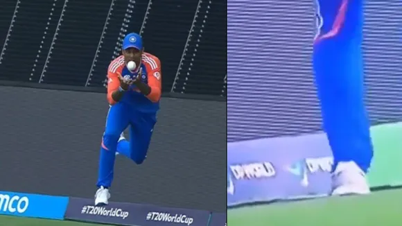 Suryakumar Yadav's controversial catch (Source: X) 
