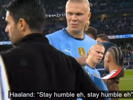 Mikel Arteta humble Haaland
