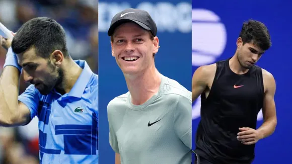 sinner alcaraz djokovic