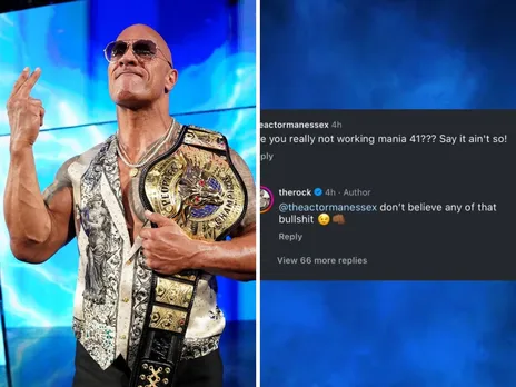 'Don't believe any of that bullsh*t' - The Final Boss the Rock reacts to reports claiming him to be unwilling to headline WrestleMania 41