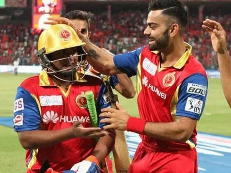 Sarfaraz Khan and Virat Kohli