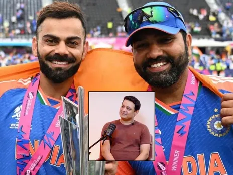 Virat Kohli, Rohit Sharma and Piyush Chawla (Source: X)