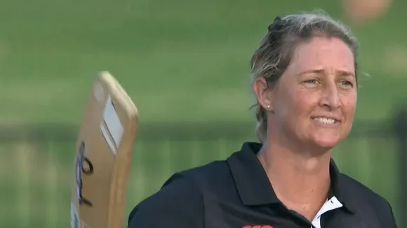 Sophie Devine's innings ensured that NZ did not stutter in the chase.