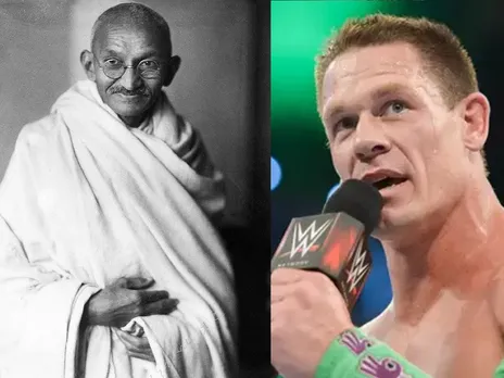 Throwback to John Cena's special reference to Mahatma Gandhi's quote