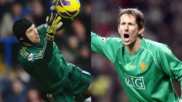 Petr Cech-Edwin Van der Sar (source: Twitter)