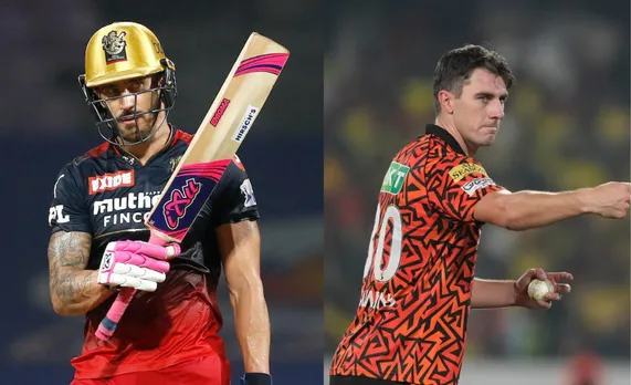 Faf du Plessis and Pat Cummins