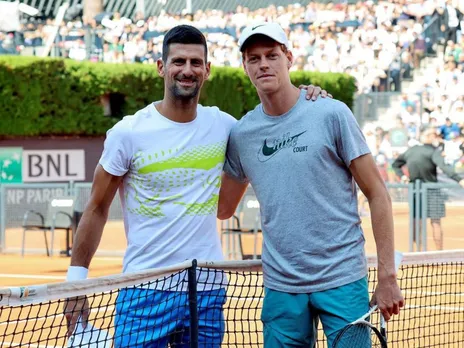Sinner/Djokovic (Instagram)