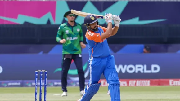 Rohit Sharma batting (Source: X)
