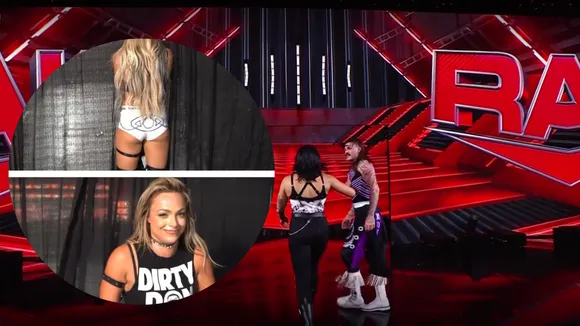 WATCH: Liv Morgan hides and peeps into arena as Rhea Ripley returns to express unhappiness with Dirty Dom