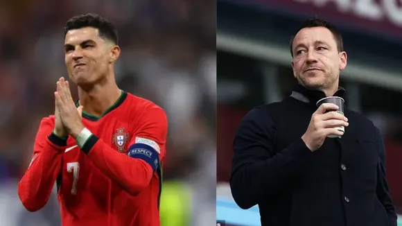 John Terry and Cristiano Ronaldo