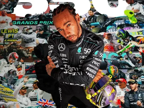 Lewis iconic Merc (Instagram)