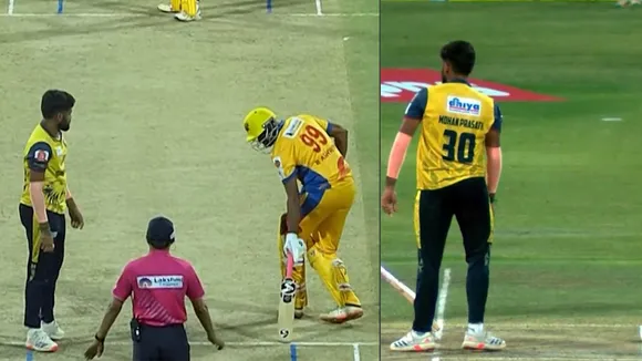 Ravichandran Ashwin gets warned by bowler for ‘Mankad’ attempt (Source: X)