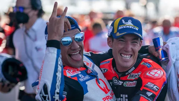 Aleix Espargaro and Jorge Martin