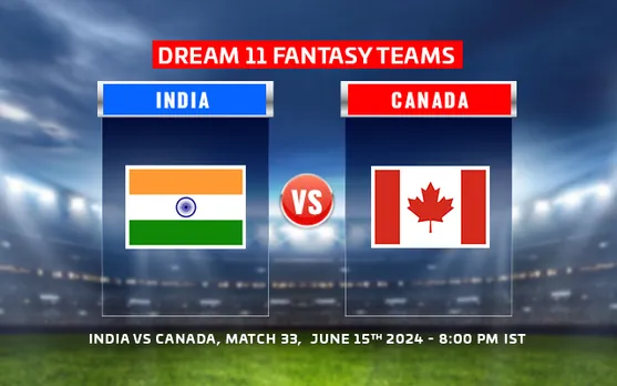 IND vs CAN Dream11