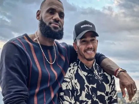 LeBron James and Lewis Hamilton