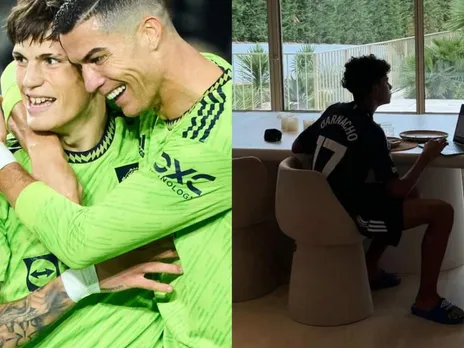 Alejandro Garnacho Cristiano Ronaldo Jr.