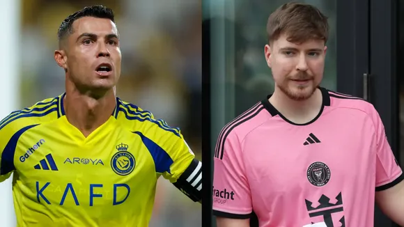 Cristiano Ronaldo and Mr. Beast