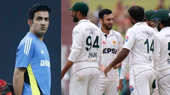 Gautam Gambhir & Pakistan Test team (Source: X)