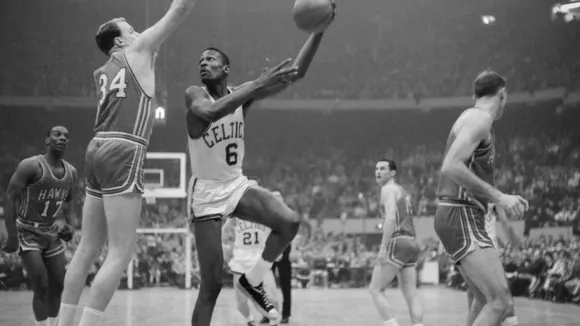 Bill Russell to the Boston Celtics