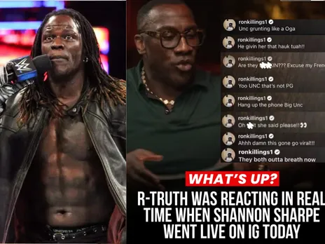 R Truth hilariously comments on Shannon Sharpes Instagram live sex tape