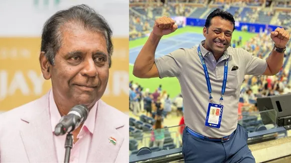 Vijay Amritraj & Leander Paes (Source: X)